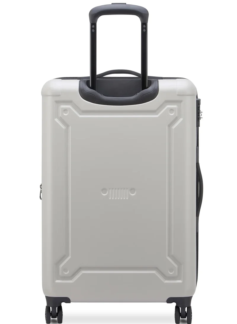 Jeep  JH004C 68 Cm Hardcase 4-Double Wheeled Expandable Check-In Luggage Trolley - Grey Drizzle  | Best Price UAE